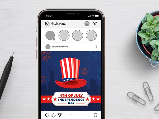 4th of July Instagram Post Templates