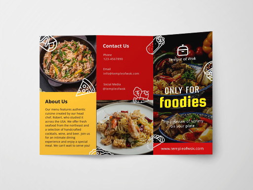 Food Brochure Templates