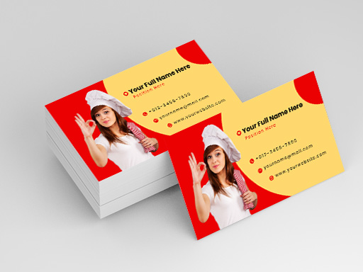 Food Business Card Templates