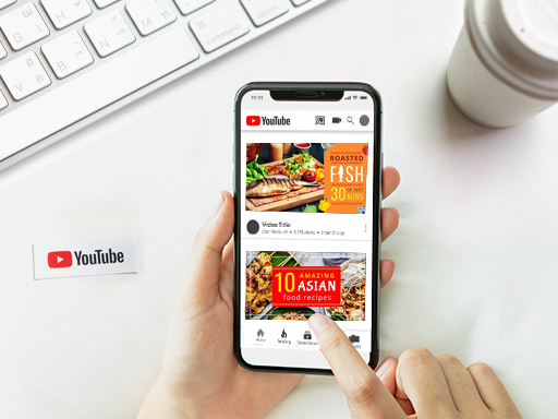 Food YouTube Thumbnail Templates