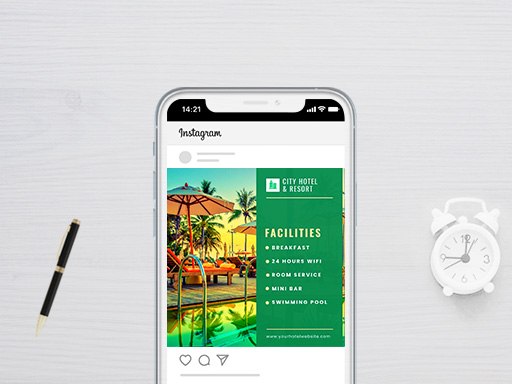 Hotel Instagram Ad Templates