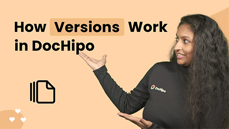 How Versions Work in DocHipo