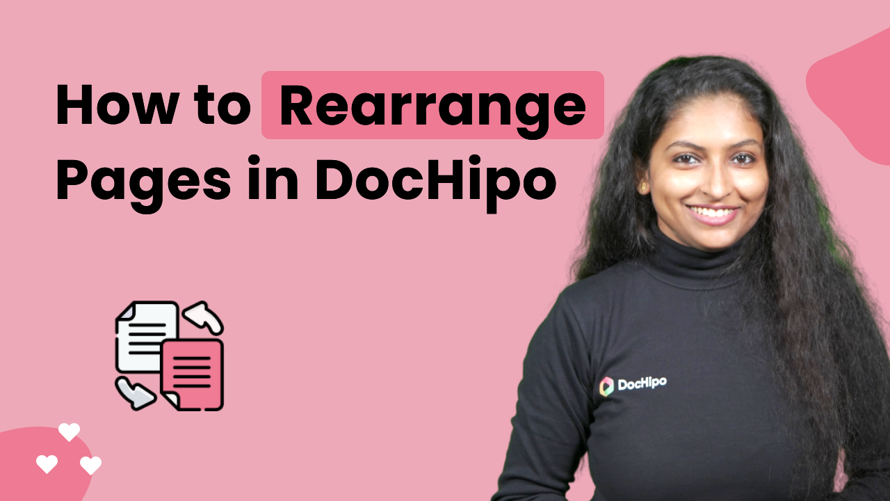 How to Rearrange Pages in DocHipo