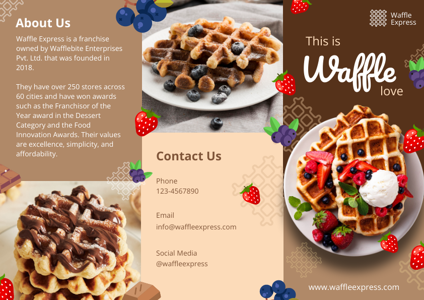 Food Brochure templates