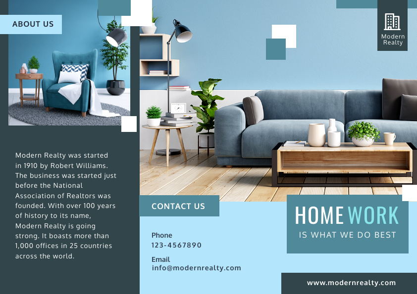 Real Estate Brochure templates