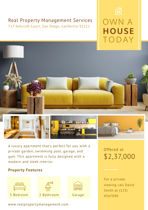 Real Estate Flyer templates