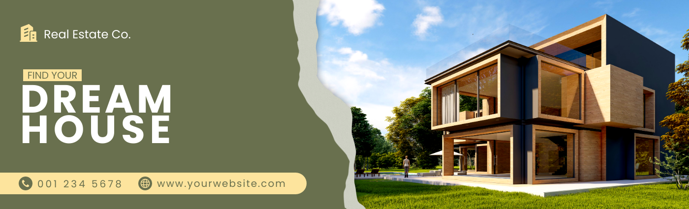 Real Estate Linkedin Banner templates