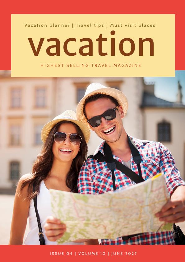 Travel Magazine Cover templates