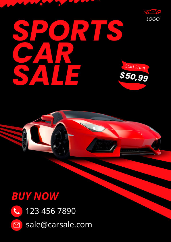 Car Sales Poster templates