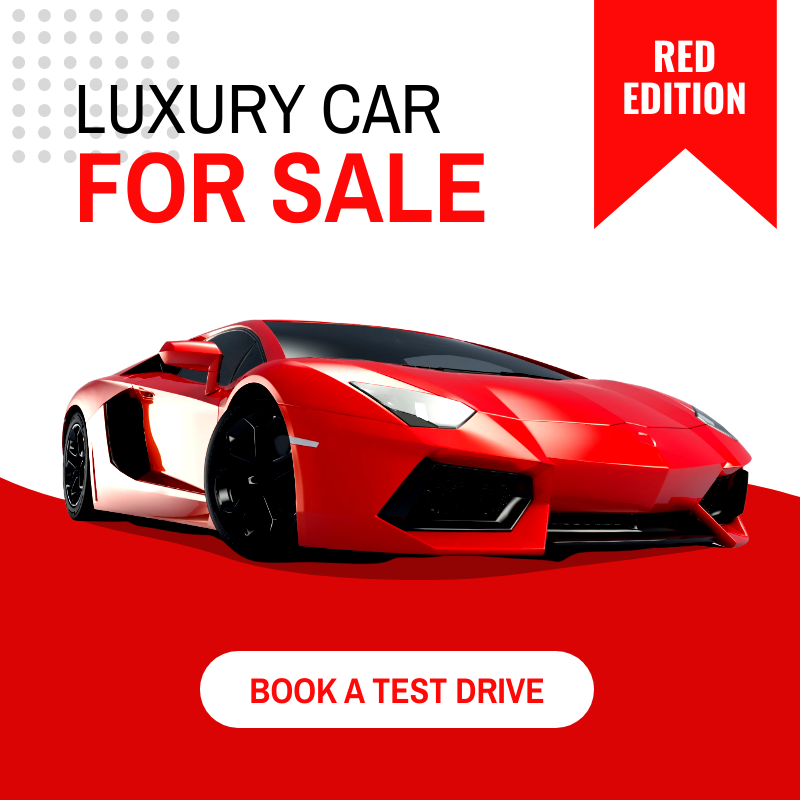 Car Sales Square Post templates