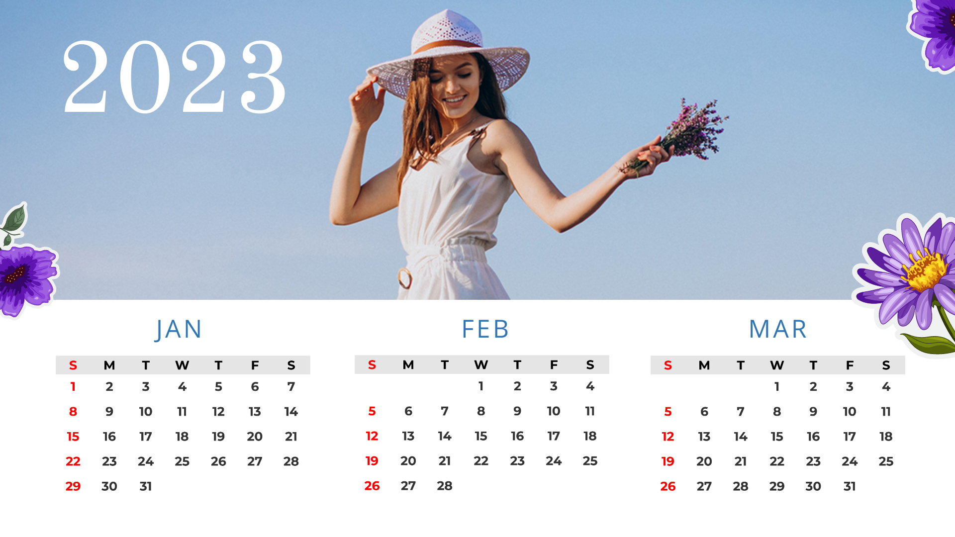 Fashion Calendar templates